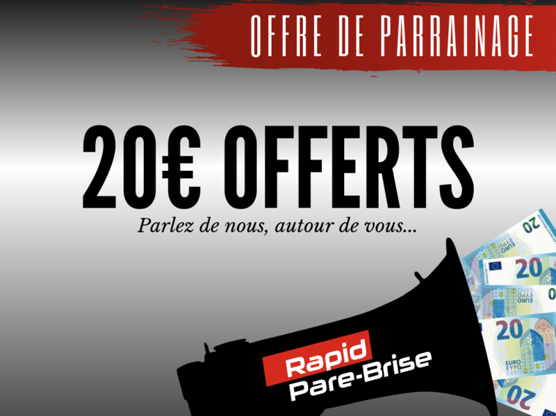 Offre de parrainage : 20€ OFFERTS